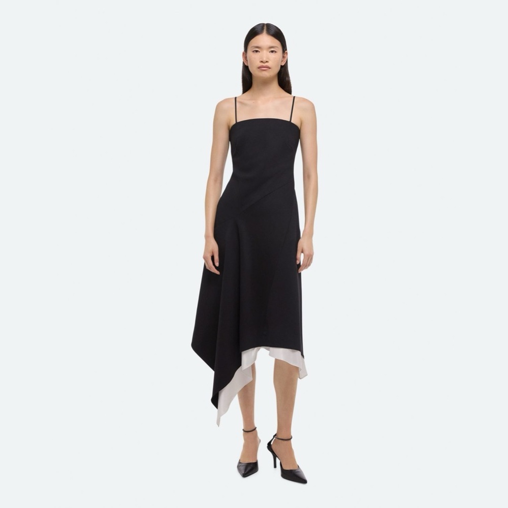 Helmut Lang Scarf Hem Dress